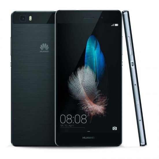 Huawei P8 Lite 4G - Dual SIM - 16 GB - Black - Unlocked - GSM - Click Image to Close