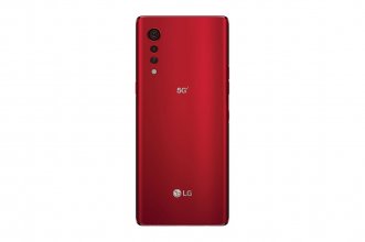 LG VELVET 5G UW - 128 GB - Aurora Red - Verizon - CDMA/GSM