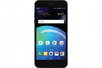 LG Phoenix 4 Prepaid Smartphone - 16 GB - Black - AT&T