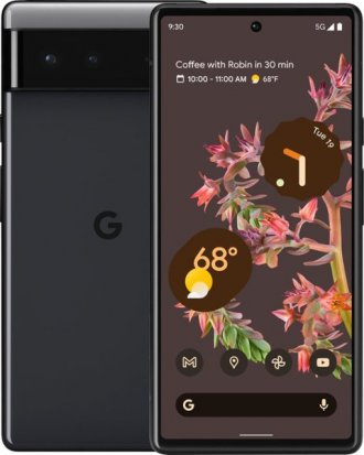 Google Pixel 6 128GB - Stormy Black/Charcoal Gsm Unlocked