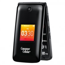 Consumer Cellular Go Flip - 512 MB - Black
