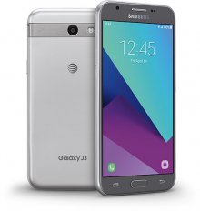 Samsung Galaxy J3 (2017) - 16 GB - Silver - AT&T - GSM