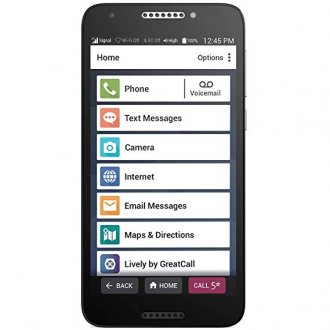 Jitterbug Smart SMART2 - 16 GB - Black - GreatCall - CDMA