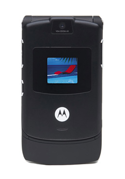 Motorola V3 RAZR Cell Phone GSM Unlocked (black)