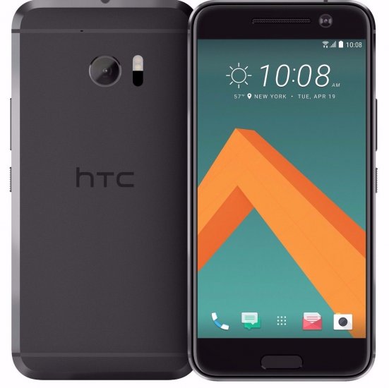 HTC 10 - 32 GB - Carbon Gray - Unlocked - GSM - Click Image to Close