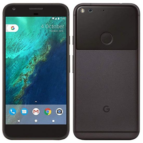 Google Pixel XL - 128 GB - Quite Black - Verizon - CDMA/GSM - Click Image to Close