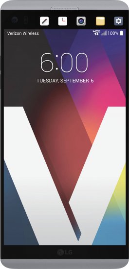 LG V20 - 64 GB - Silver - Verizon - CDMA/GSM - Click Image to Close