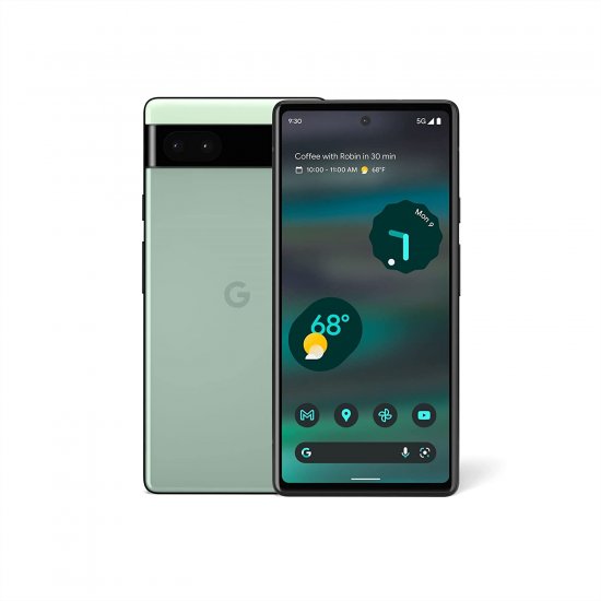 Google Pixel 6A - Green - Google Pixel Phone - Click Image to Close
