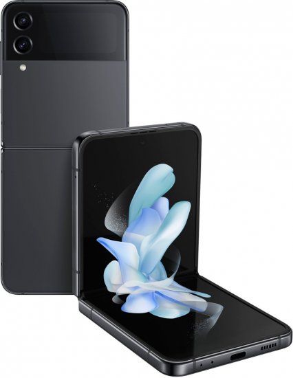Samsung - Galaxy Z Flip4 256GB - Graphite (Verizon) - Click Image to Close
