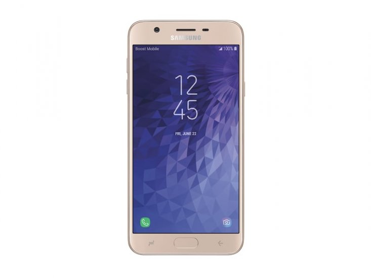 Samsung Galaxy J7 Refine, 32GB, Gold, Boost Mobile - Click Image to Close