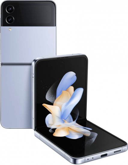 Samsung - Galaxy Z Flip4 128GB - Blue (Verizon) - Click Image to Close
