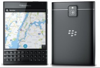 BlackBerry Passport Factory Unlocked Cellphone, 32GB, Black