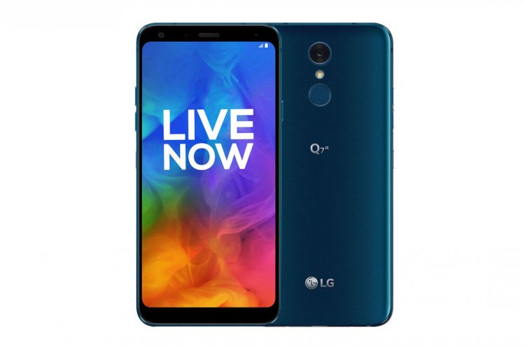 LG Q7 Plus 14 cm (5.5") 4 GB 64 GB Single SIM 4G Blue 3000 mAh - Click Image to Close