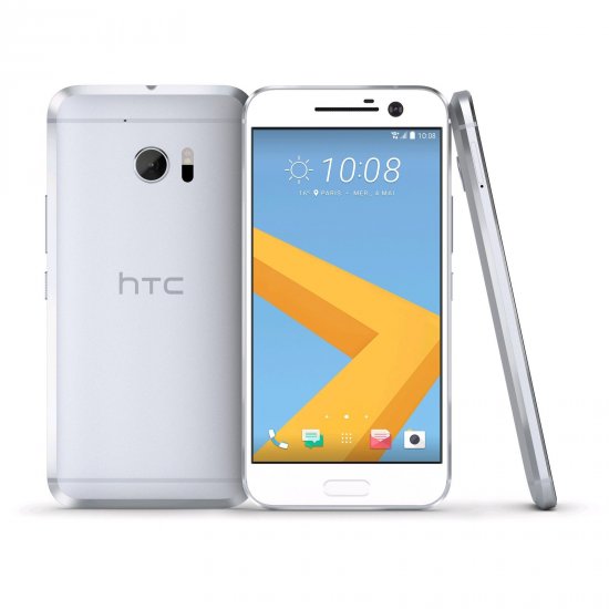 HTC 10 - 32 GB - Glacier Silver - Unlocked - GSM - Click Image to Close