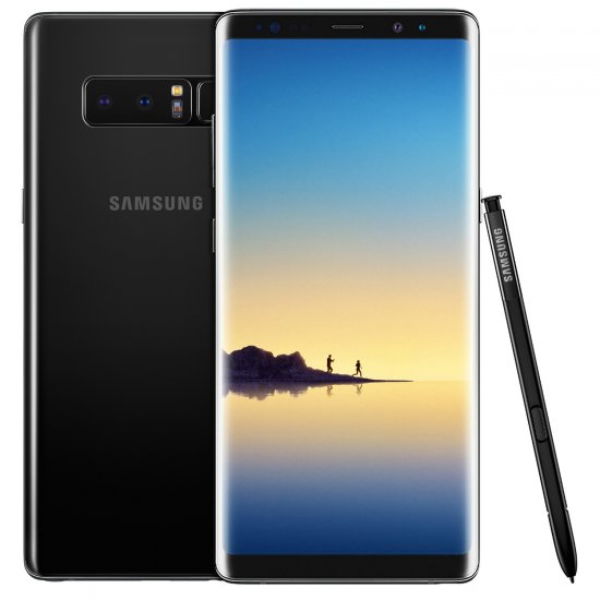 Samsung Galaxy Note 8 - 64 GB - Midnight Black - Total Wireless - Click Image to Close