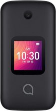 Alcatel Go Flip 3 Black 4GB 4052w (GSM Unlocked) Flip Phone - fo