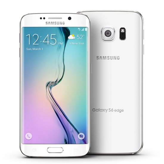 Samsung Galaxy S6 edge - 32 GB - White Pearl - Unlocked - GSM - Click Image to Close