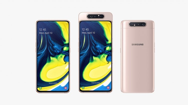 Samsung Galaxy A80 A805FD 8GB/128GB Dual SIM - Gold - Click Image to Close