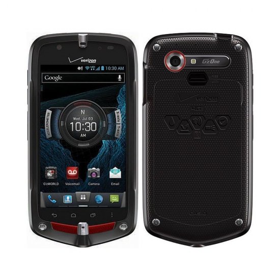 Casio GzOne Commando 4G LTE C811 Black Verizon Cellular Phone - Click Image to Close