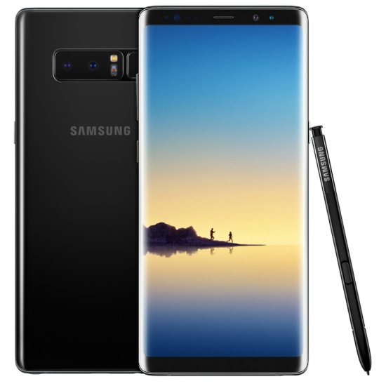 Samsung Galaxy Note 8 - 64 GB - Midnight Black - Simple Mobile - - Click Image to Close