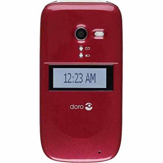 Consumer Cellular Doro 626 Flip Phone - Burgandy - Unlocked - GS