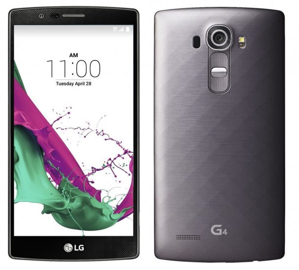 LG G4 - 32 GB - Metallic Gray - Verizon - CDMA - Click Image to Close