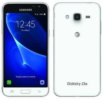 Samsung Galaxy J3 - 16 GB - White - AT&T - CDMA/GSM
