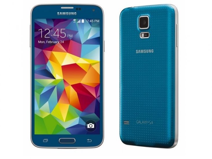 Samsung Galaxy S5 - 16 GB - Blue - Unlocked - GSM - Click Image to Close