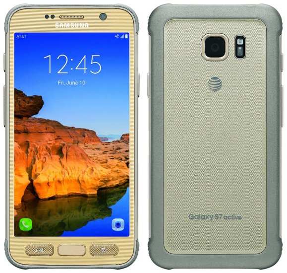Samsung Galaxy S7 Active - 32 GB - Sandy Gold - Unlocked - GSM - Click Image to Close
