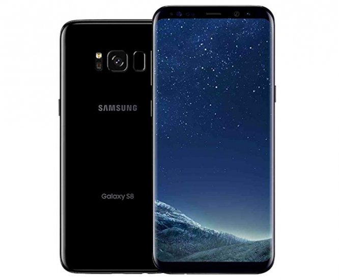 At&t Samsung Galaxy S8 64GB, Midnight Black - Click Image to Close