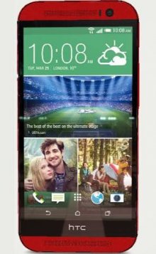 HTC - One (M8) 4G LTE Cell Phone - Red