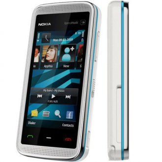 Nokia 5530 XpressMusic Smartphone GSM - White with blue accents