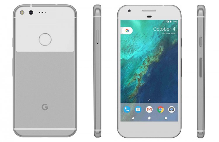 Google Pixel XL - 128 GB - Very Silver - Verizon - CDMA/GSM - Click Image to Close