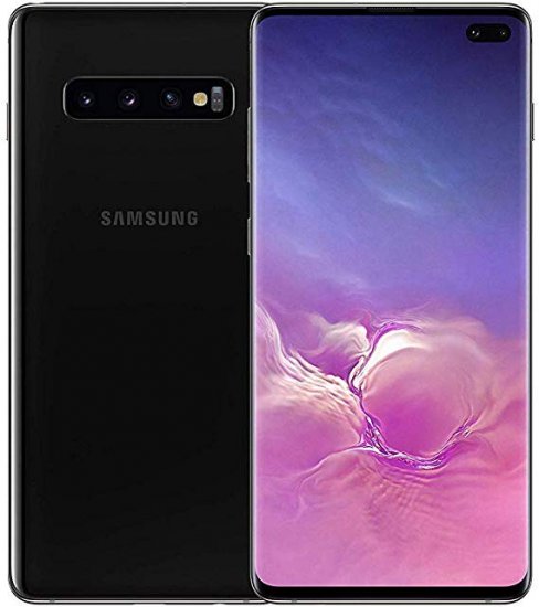 Samsung Galaxy S10+ (Unlocked) - 128 GB - Prism Black - Unlocked - Click Image to Close