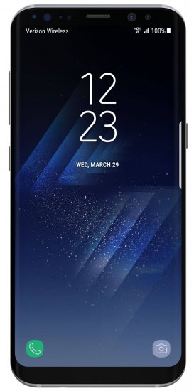 Samsung Galaxy S8 - 64 GB - Arctic Silver - US Cellular - CDMA/G - Click Image to Close
