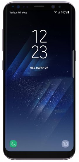 Samsung Galaxy S8 - 64 GB - Orchid Gray - AT&T - GSM - Click Image to Close