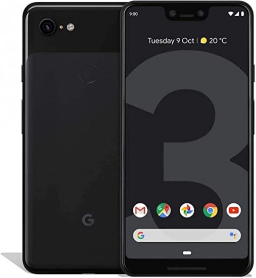Google Pixel 3 XL - 64 GB - Just Black - Unlocked - CDMA/GSM - Click Image to Close
