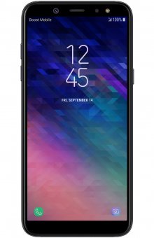 Samsung Galaxy A6, 32GB, Black, Boost Mobile