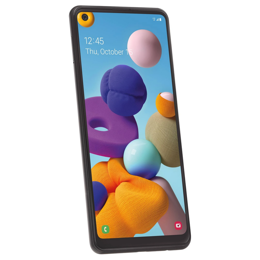 Samsung Smsas215dgwhp5 Galaxy A21, 32GB, Black - Prepaid Samsung Smsas215dgwhp5 Galaxy A21, 32GB, Black - Prepaid