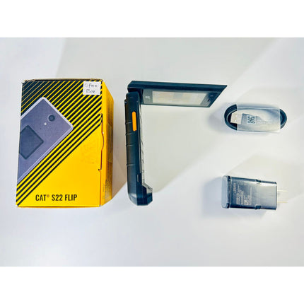 Cat S22 Flip Phone | 16GB Memory | Black | Factory Unlocked | All Carrier Compatibility