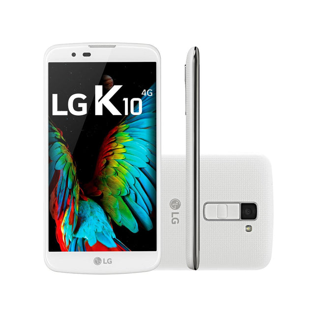 LG K10 K430T 16GB White, 5.3 inch, 13MP, Unlocked International