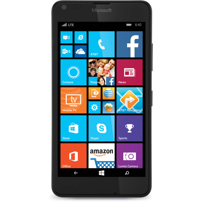 Microsoft Lumia 640 - Dual-Sim - 8 GB - Black - AT&T - GSM