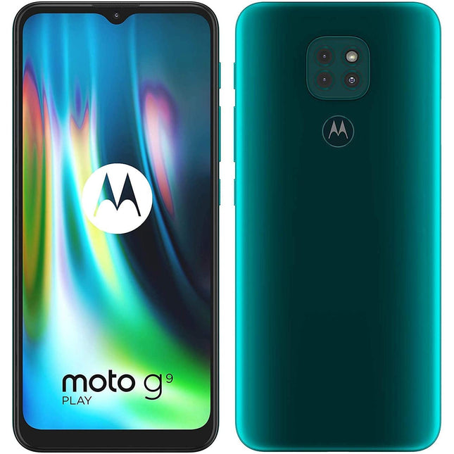 Motorola Moto G9 Play 6.5" 64GB Dual-SIM Phone, 4GB Ram, Unlocked