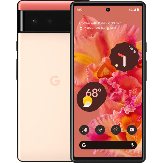 Google Pixel 6 - 5G Android Phone - Unlocked - 128GB - Kinda Coral