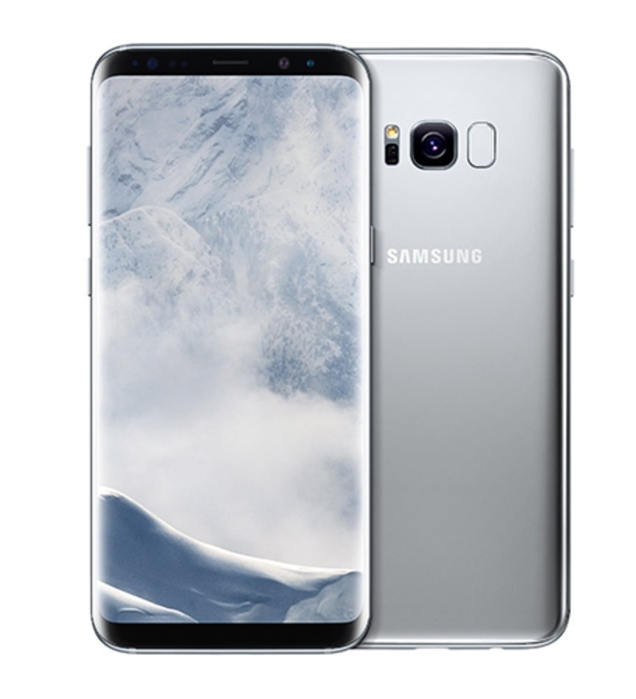 Samsung Galaxy S8 - 64 GB - Arctic Silver - Verizon - CDMA/GSM - Click Image to Close