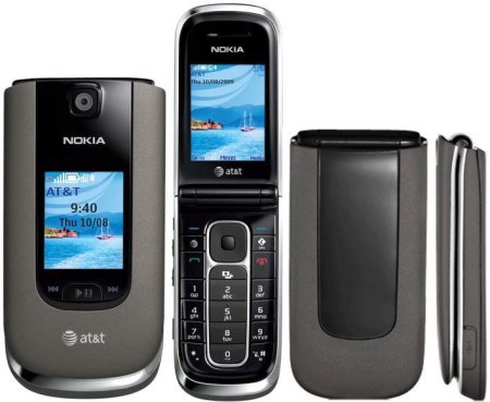 Nokia 6350 Camera FLIP 3G GPS Gsm Unlocked Silver - Click Image to Close