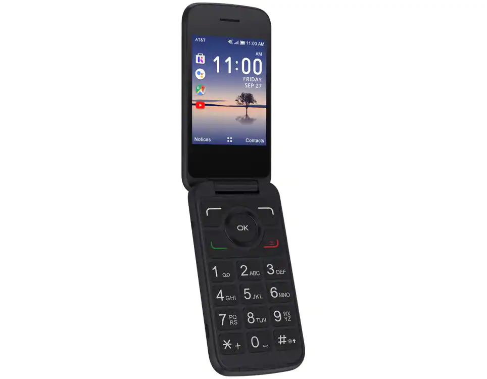 At&t Prepaid Alacatel Smartflip Phone (4GB) - Black