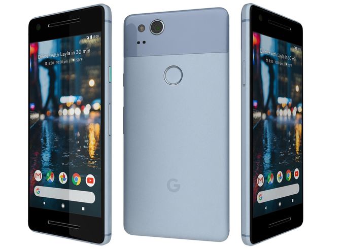Google Pixel 2 - 64 GB - Kinda Blue - Unlocked - CDMA/GSM - UK I - Click Image to Close