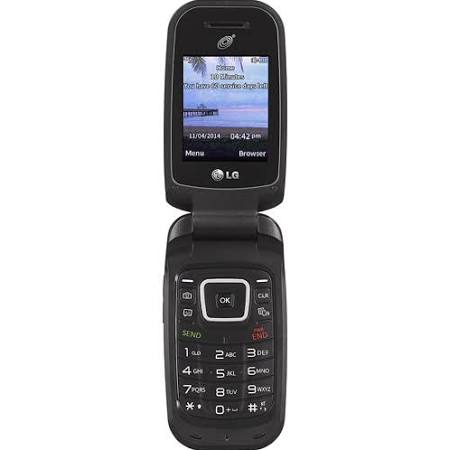 LG 441G Prepaid Flip Phone - Straight Talk - Click Image to Close
