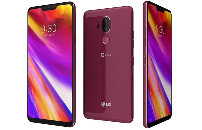 LG G7 ThinQ - Raspberry Rose - 64GB - Click Image to Close
